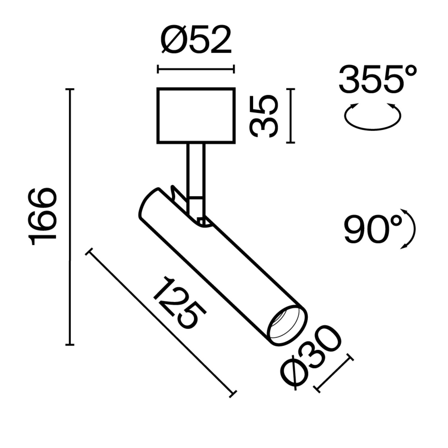 Потолочный светильник Maytoni Focus T C141CL-L125-6W3K-W, арматура белая    - фото 1