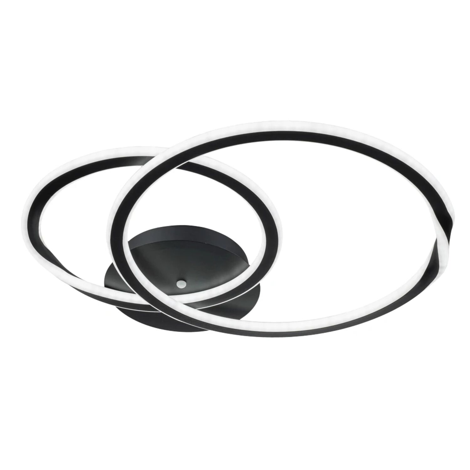 Потолочная люстра Arte Lamp Marsic A2211PL-48BK, арматура черная, плафон акрил белый