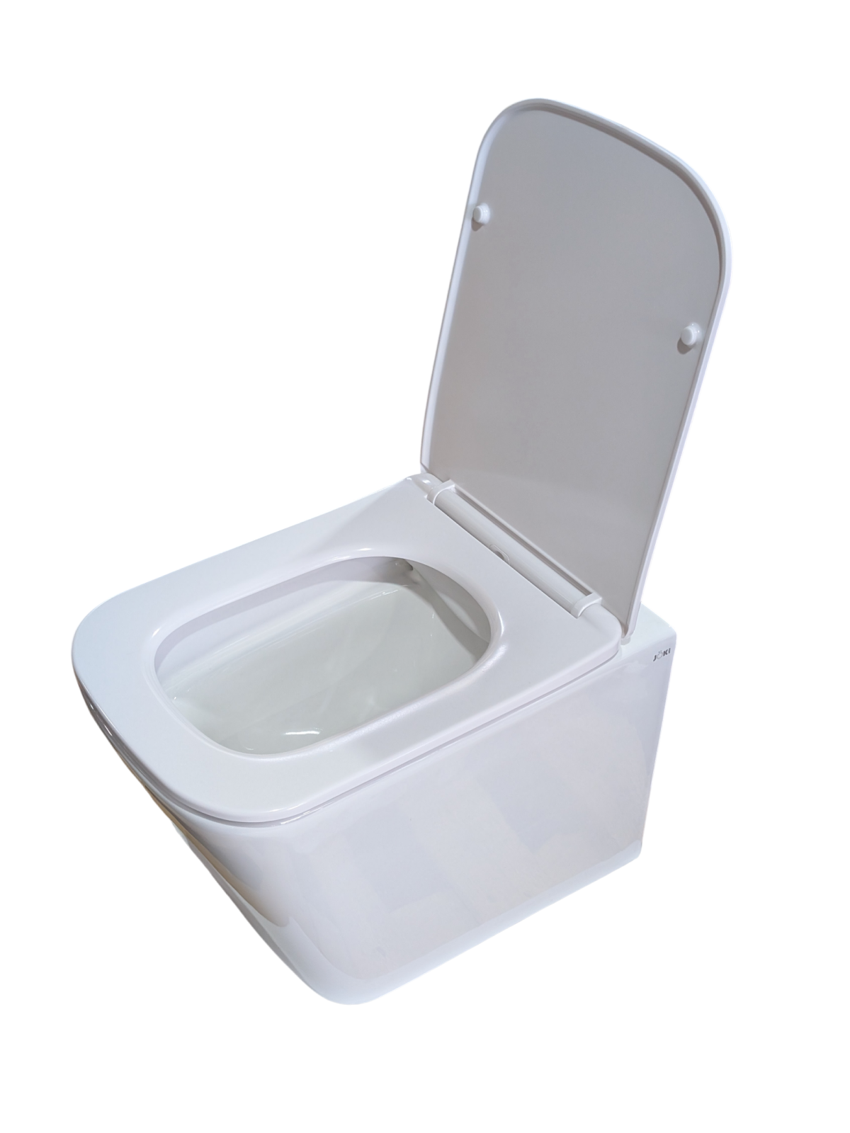 Унитаз Joki Verna JK3021022 подвесной, безободковый, с сиденьем микролифт, цвет  белый