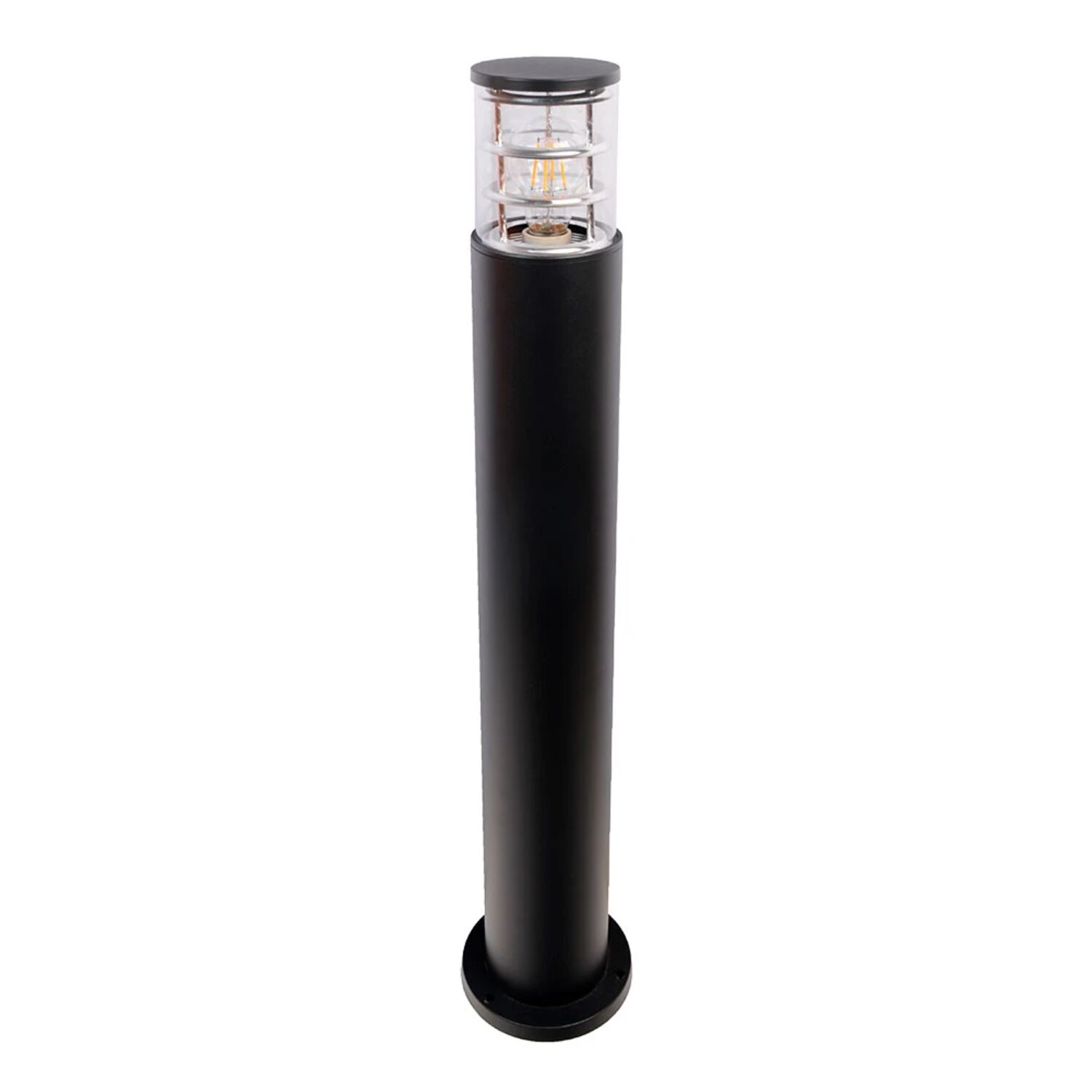 Ландшафтный светильник Arte Lamp Tokyo A5318PA-1BK, арматура черный, плафон стекло прозрачное