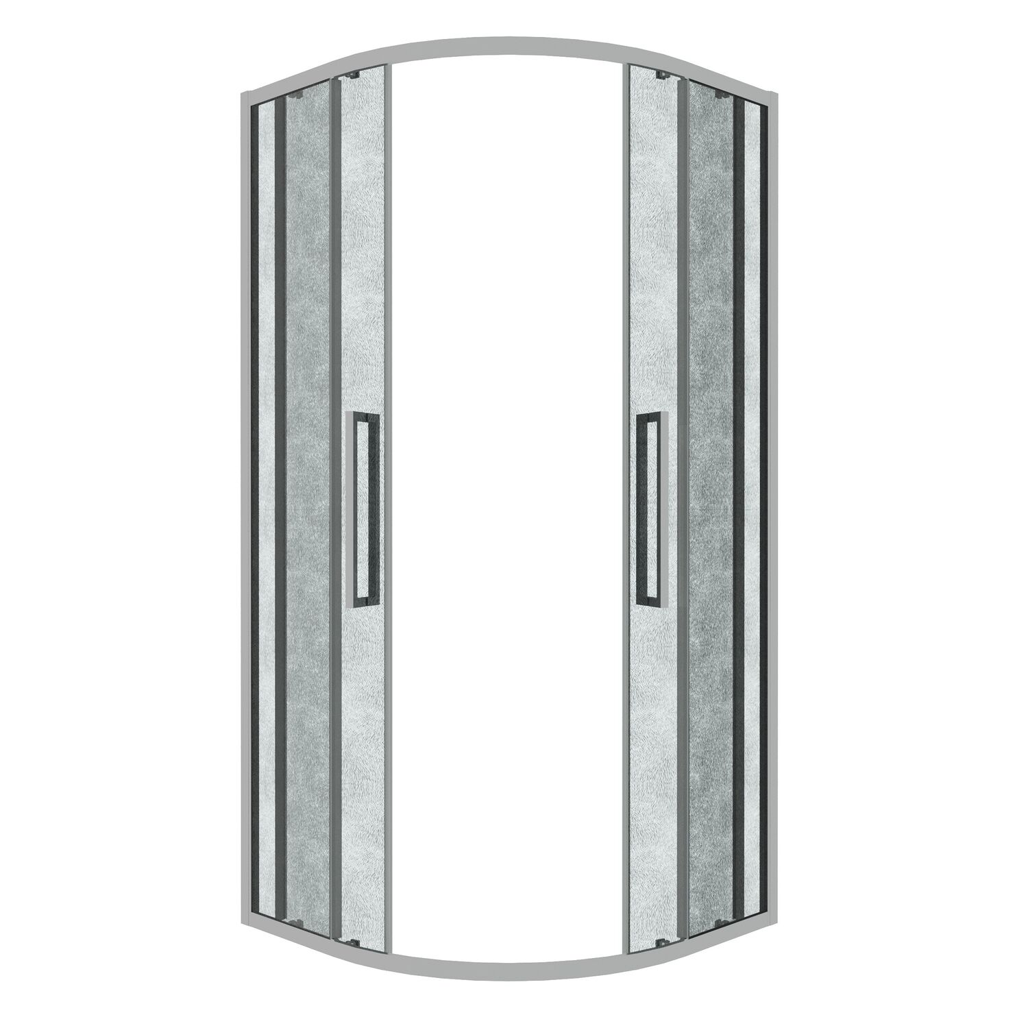 Душевой уголок Grossman Cosmo 301.K33.02.1010.10.02 100х100, стекло шиншилла, профиль хром