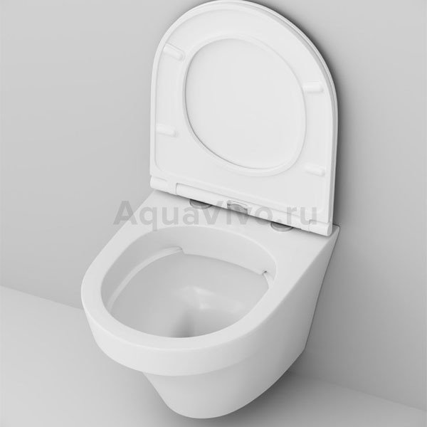 Комплект AM.PM IS49001.501700 унитаза Inspire FlashClean с сиденьем микролифт и инсталляции c белой кнопкой