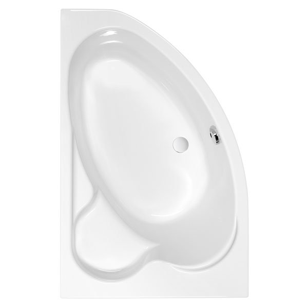 Ванна Cersanit Kaliope 153x100 акриловая, левая, без опор и экранов, цвет белый