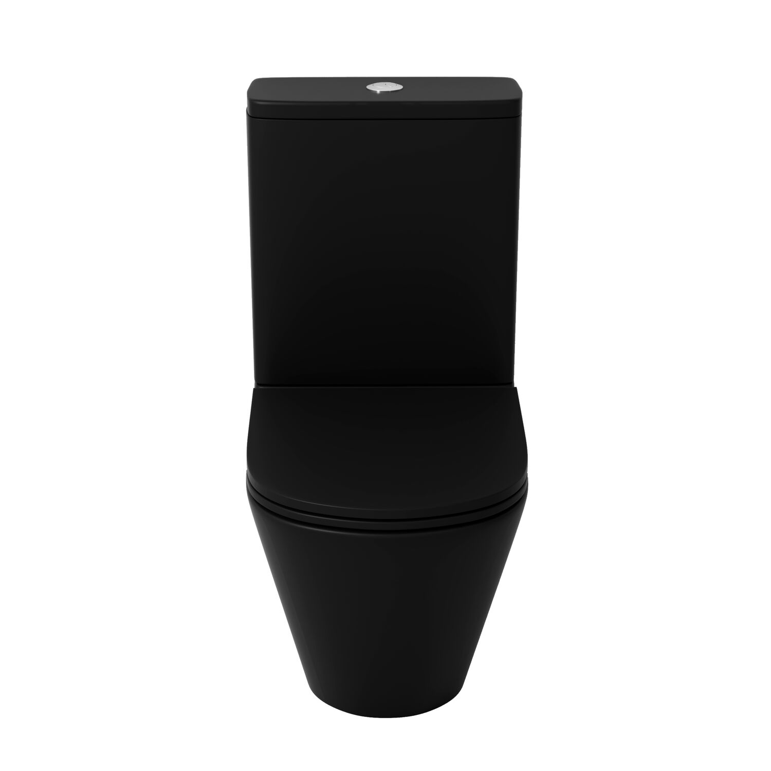 Унитаз Grossman Tornado GR-4449 BMSQ напольный, безободковый, с сиденьем микролифт, цвет черный матовый - фото 1