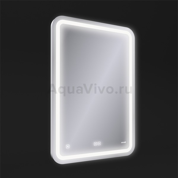 Зеркало Cersanit LED 051 Design Pro 55x80, с подсветкой, с функцией антизапотевания и Bluetooth