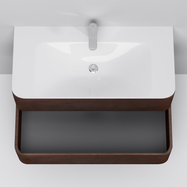 Тумба под раковину AM.PM Sensation 100, цвет табачный дуб - фото 1