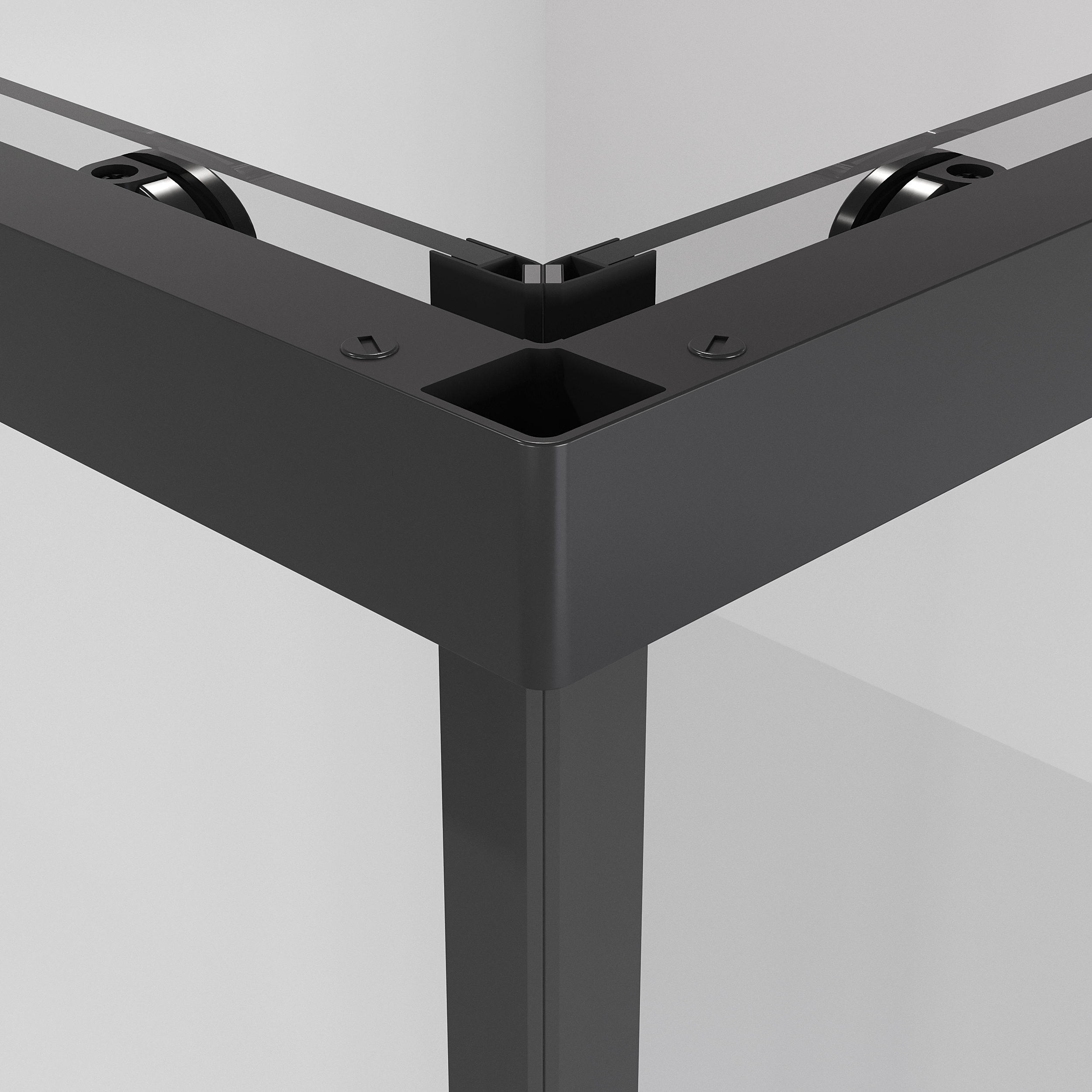 Душевой уголок Niagara Nova NG-6828-34 Black 80x80, стекло прозрачное., профиль черный матовый
