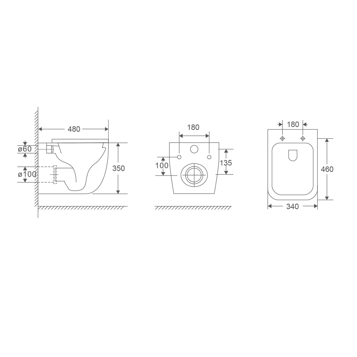 Унитаз Vincea Era VT1-58TFS подвесной, безободковый, смыв Торнадо, с сиденьем микролифт, цвет белый - фото 1