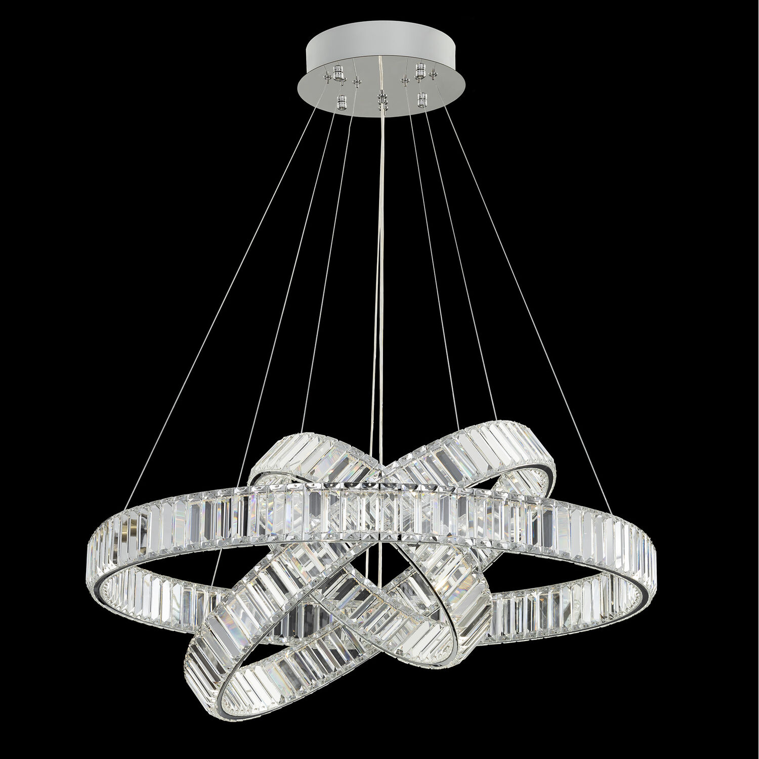 Подвесная люстра Citilux Чезаре CL338381, арматура хром - фото 1