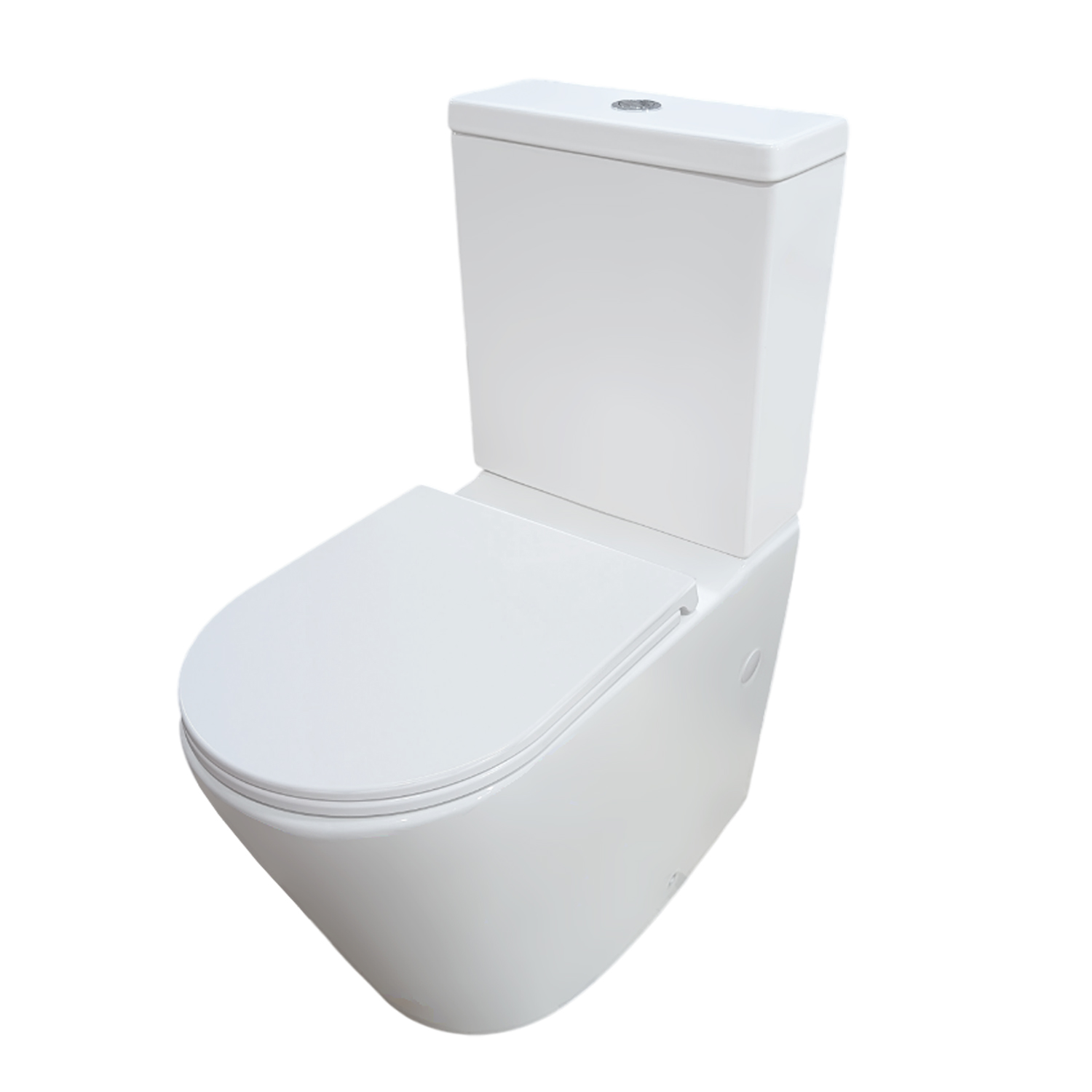 Унитаз Joki Herba T JK0822034 напольный, безободковый, смыв Торнадо, с сиденьем микролифт, цвет белый