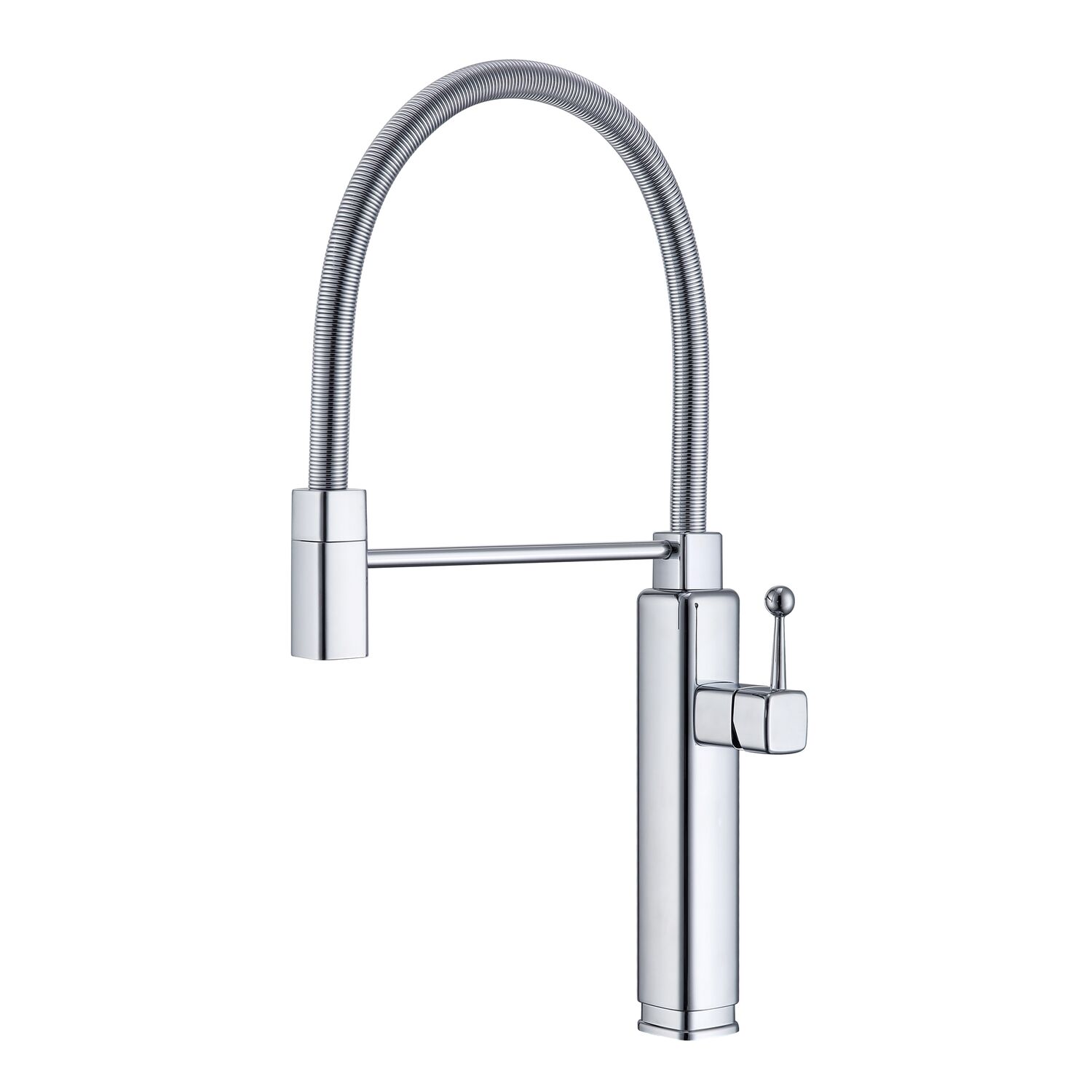 Смеситель Vincea VKF-101CH для кухни, с гибким изливом, цвет хром