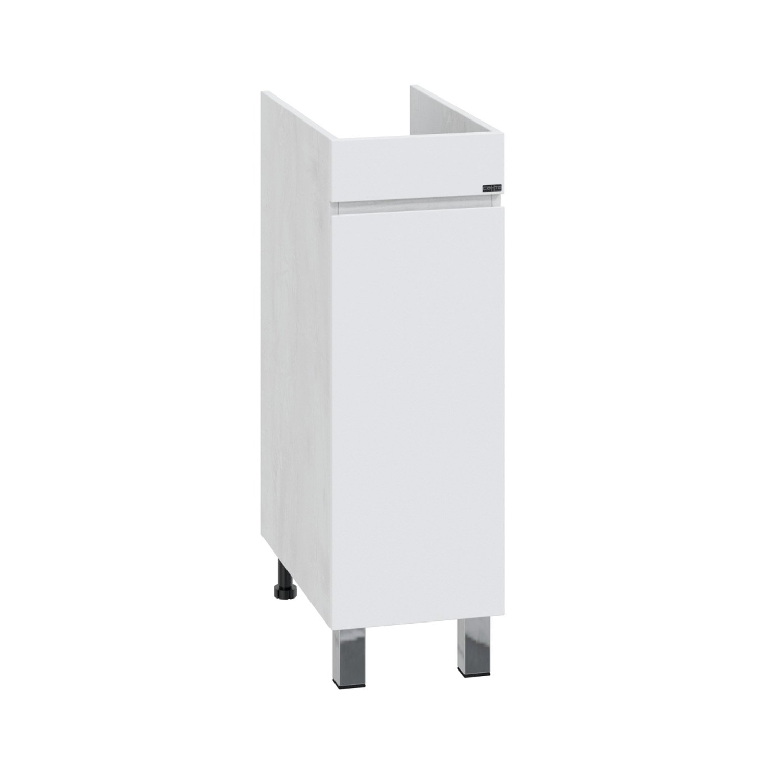 Тумба под раковину Санта Марс 29, цвет белый / беленое дерево - фото 1