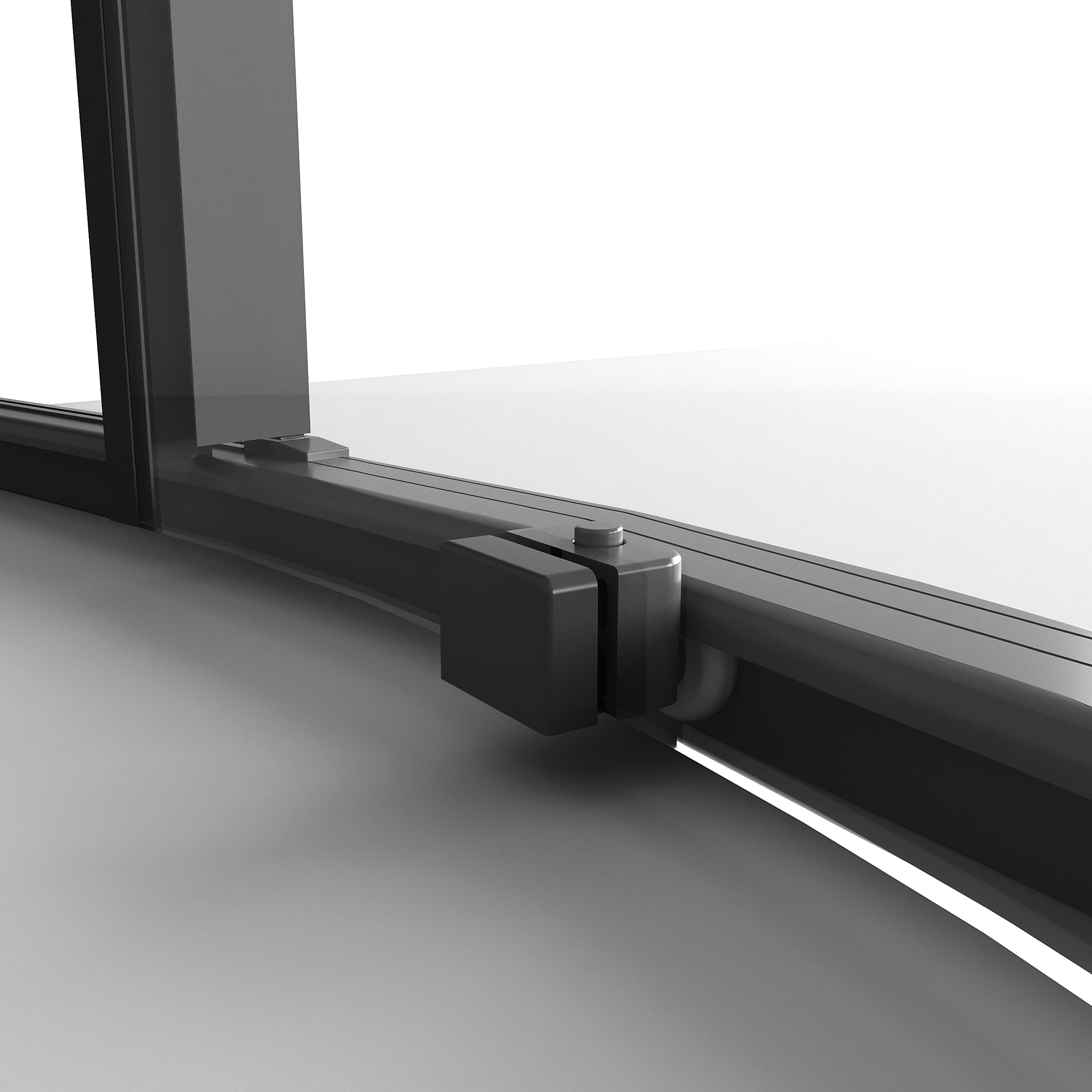 Душевой уголок Niagara Nova NG-6827-34 Black 100x100, стекло прозрачное, профиль черный матовый