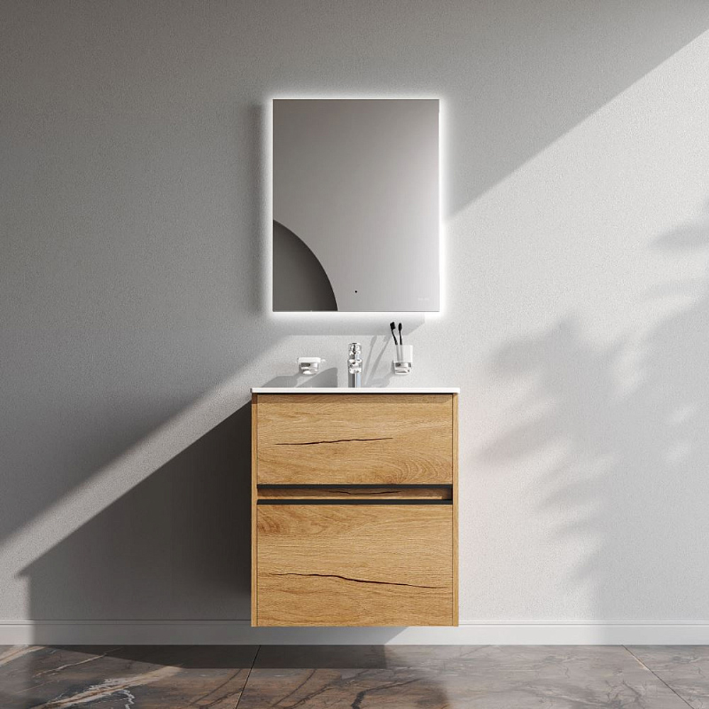Мебель для ванной AM.PM Sense 60 подвесная/напольная, цвет светлое дерево