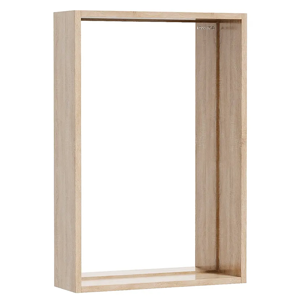 Мебель для ванной Оника Тимбер 45, напольная, цвет белый матовый / дуб сонома