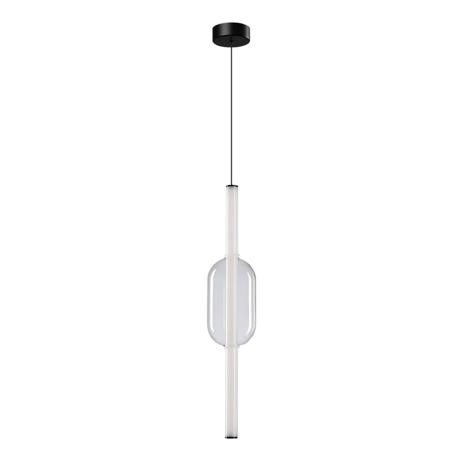 Подвесной светильник Arte Lamp Rigla A6837SP-12CL, арматура черная, плафон стекло прозрачное
