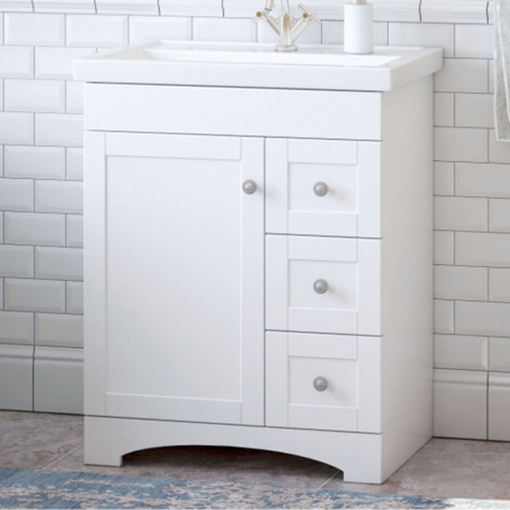 Тумба под раковину Corozo Техас 70, цвет белый