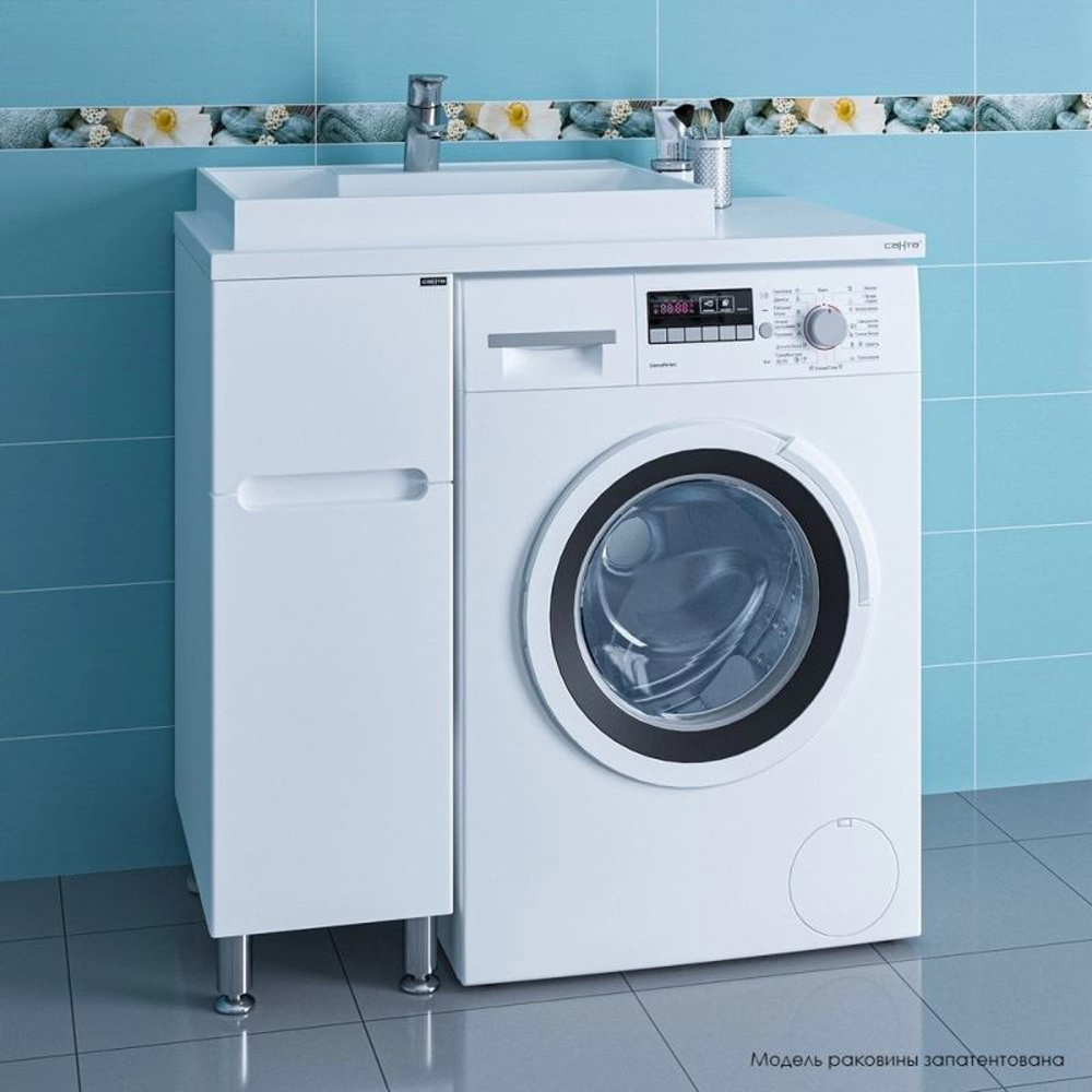 Тумба под раковину Санта Лондон 29, цвет белый