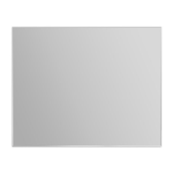 Зеркало Belbagno SPC-AL-100-80 100x80, в алюминиевой раме, цвет алюминий
