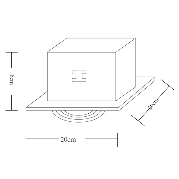 Точечный светильник Arte Lamp Cardani Semplice A5949PL-1GY, арматура серая, 20х20 см - фото 1