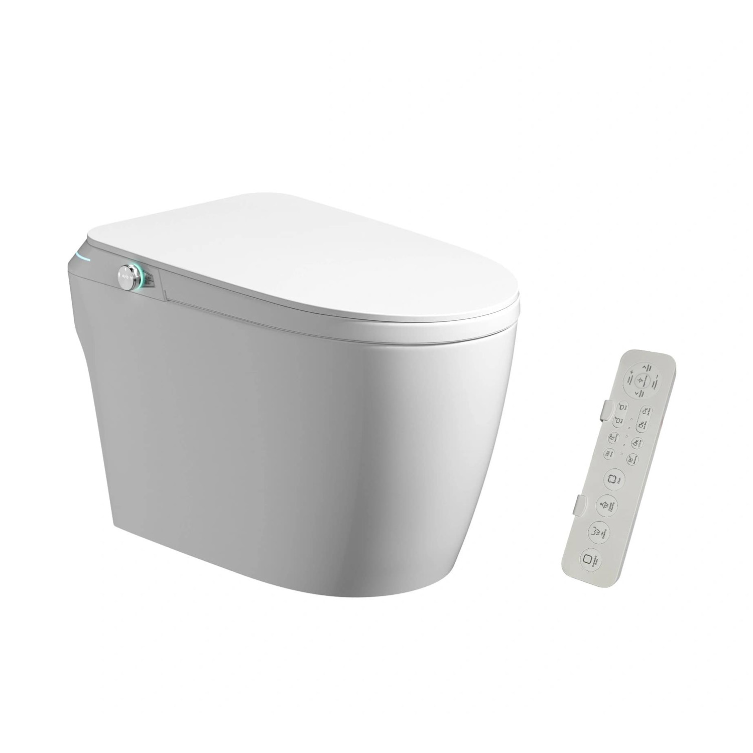 Унитаз CeruttiSPA Mirella Smart CT10615 приставной, с импульсным смывом, с сиденьем микролифт, цвет белый