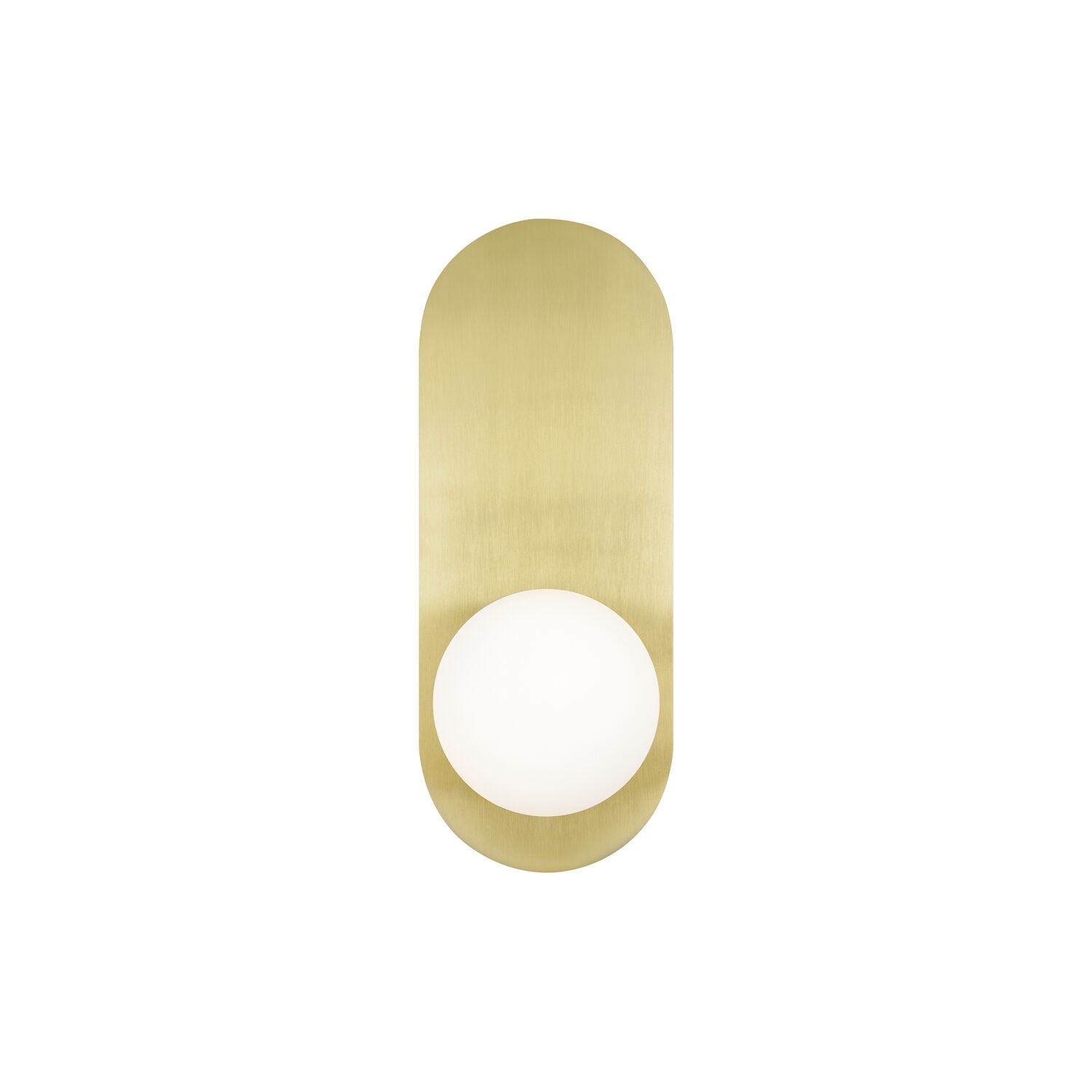 Бра Maytoni Bao MOD419WL-01G, арматура золото, профиль стекло белое