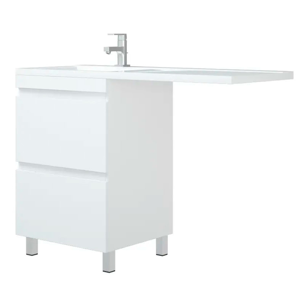 Тумба под раковину Corozo Альтаир 56, напольная, цвет белый - фото 1