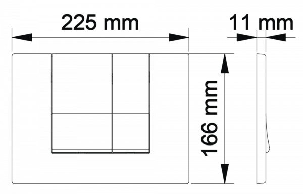 Инсталляция Berges Novum S5 040245 для подвесного унитаза, с черной кнопкой смыва Soft Touch