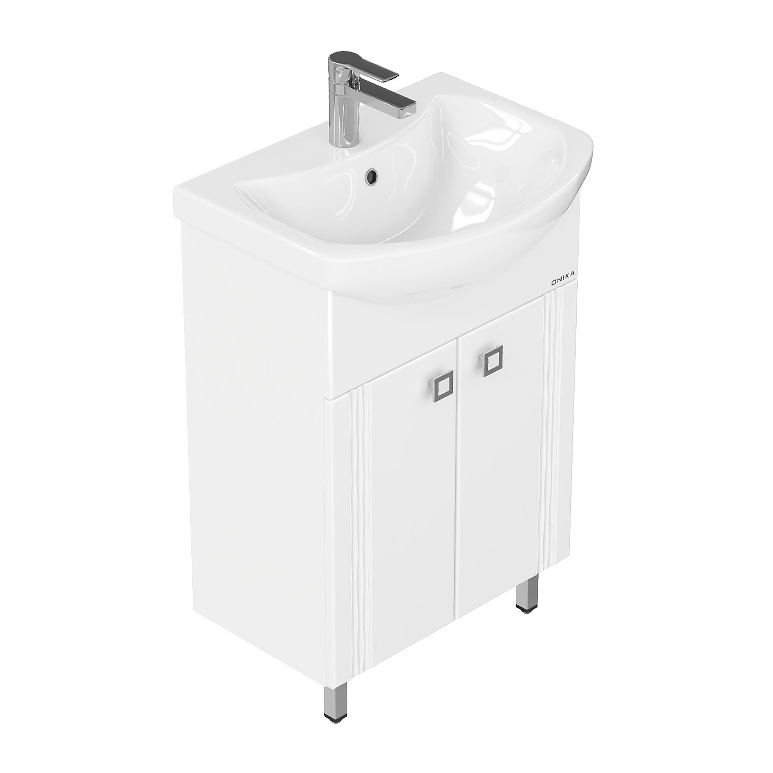 Мебель для ванной Оника Лига 50, цвет белый