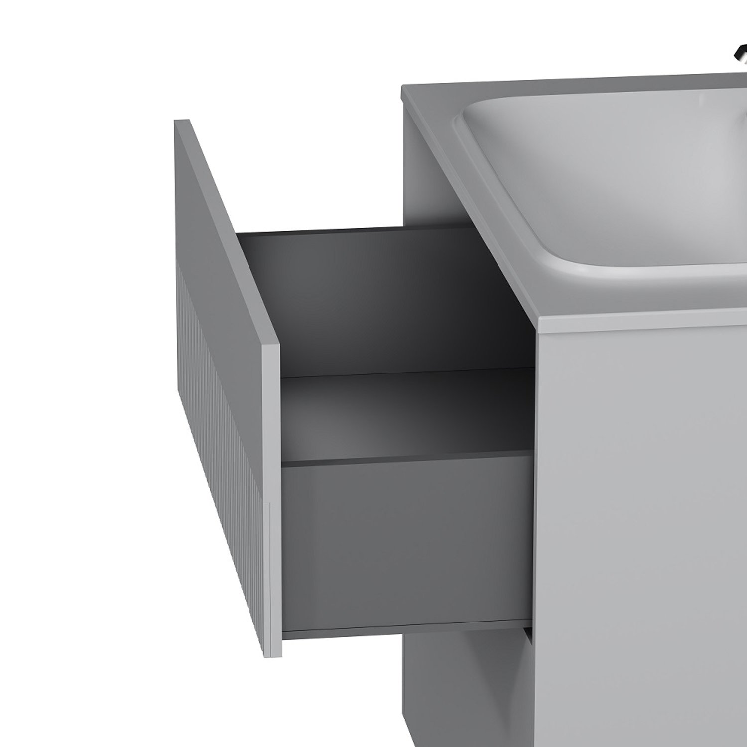 Тумба под раковину AM.PM Func 80, цвет белый матовый