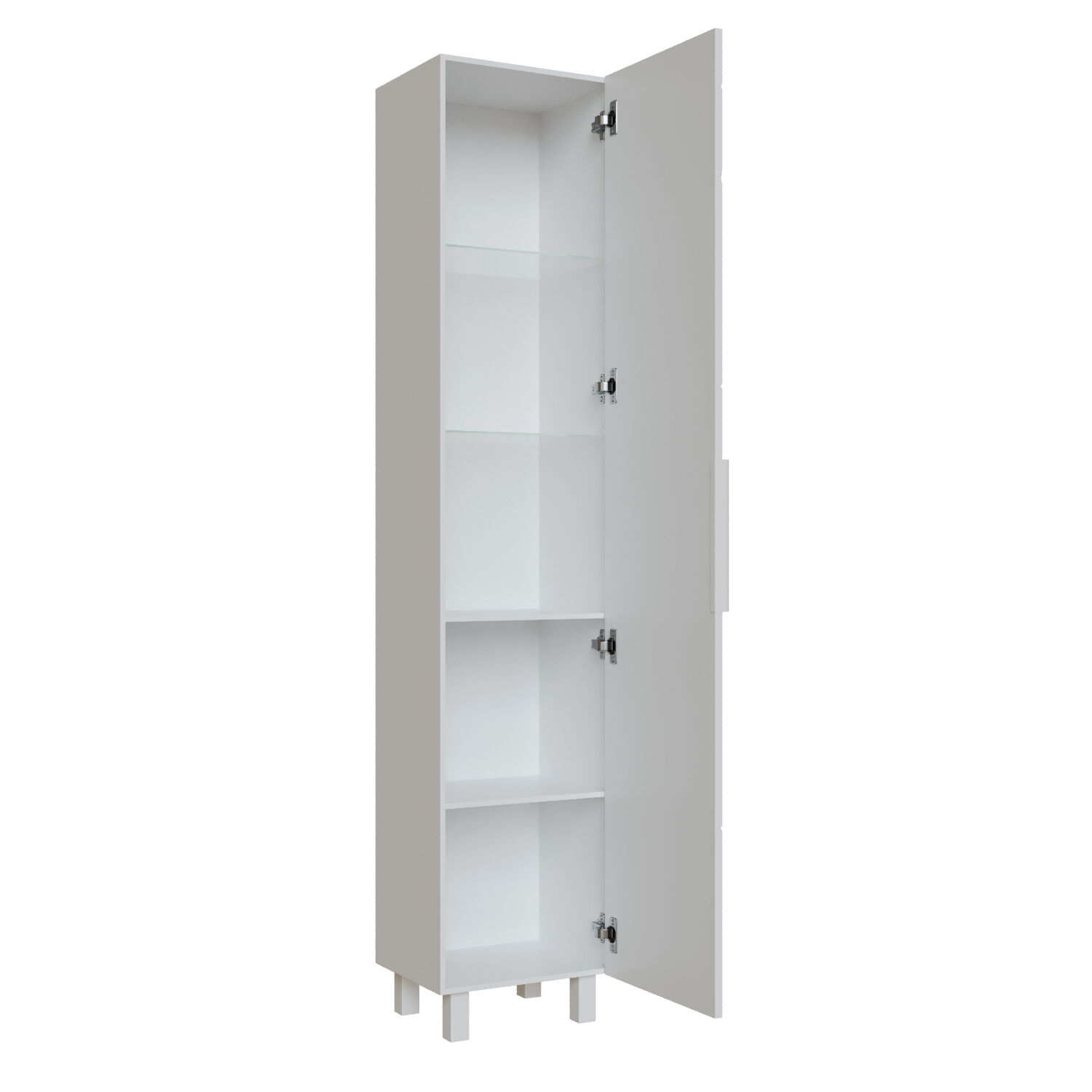 Шкаф-пенал Mixline Гранд 40, цвет белый - фото 1