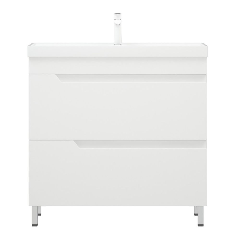 Тумба под раковину Corozo Юрма Люкс Z2 80, цвет белый - фото 1