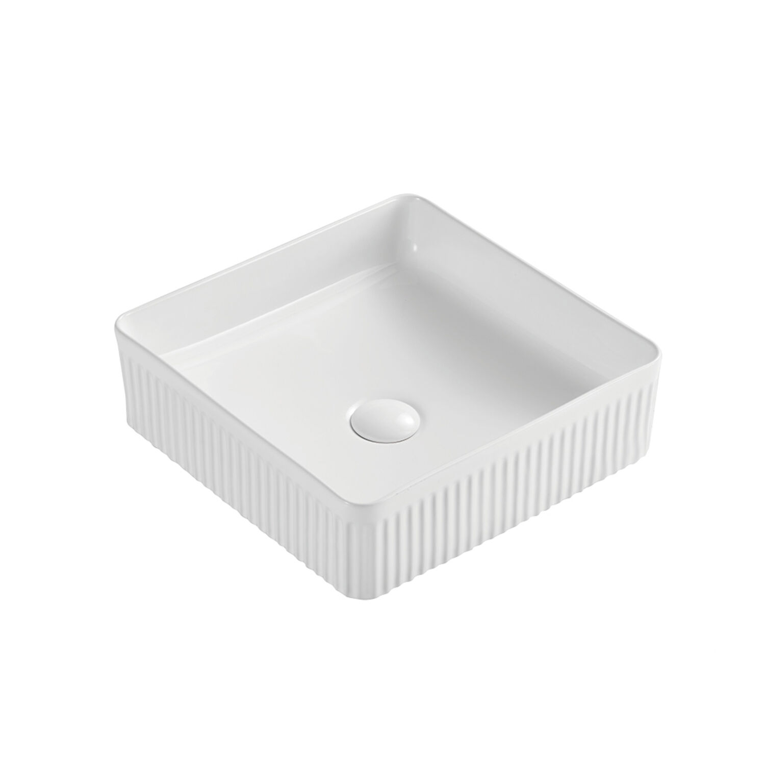 Раковина Grossman GR-3061 накладная, 40х40 см, цвет белый