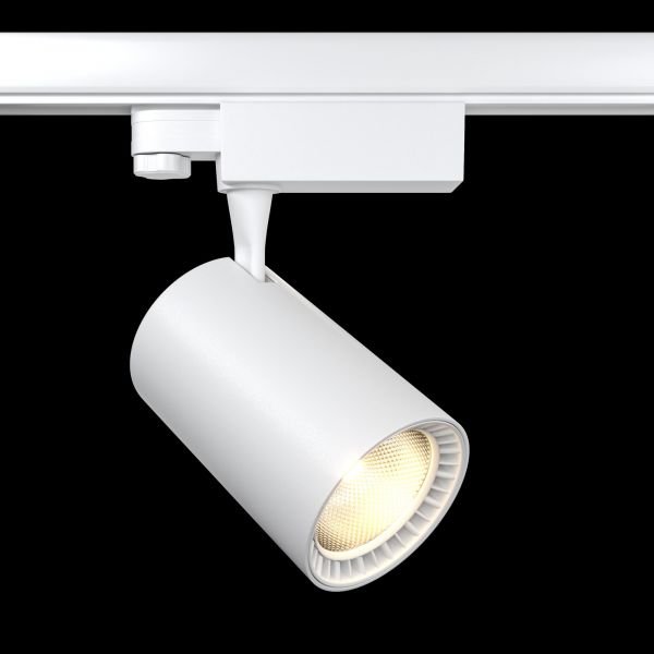 Трековый светильник Maytoni Technical Vuoro TR029-3-30W3K-W, арматура белая, плафон пластик белый - фото 1
