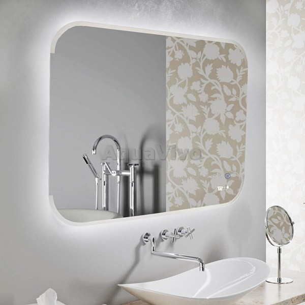 Зеркало Weltwasser BZS PAULA 8060-4B 80x60 с подсветкой, Bluetooth и динамиками