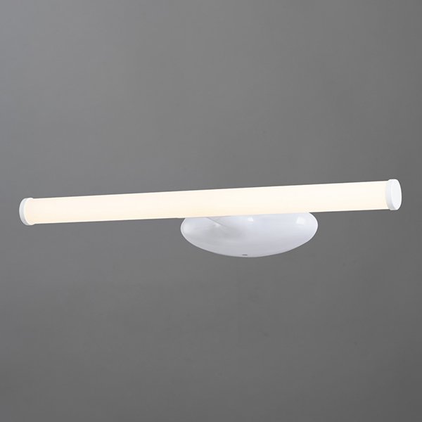 Подсветка для зеркала Arte Lamp Orizzone A2836AP-1WH, арматура белая, плафон пластик белый, 40х13 см - фото 1