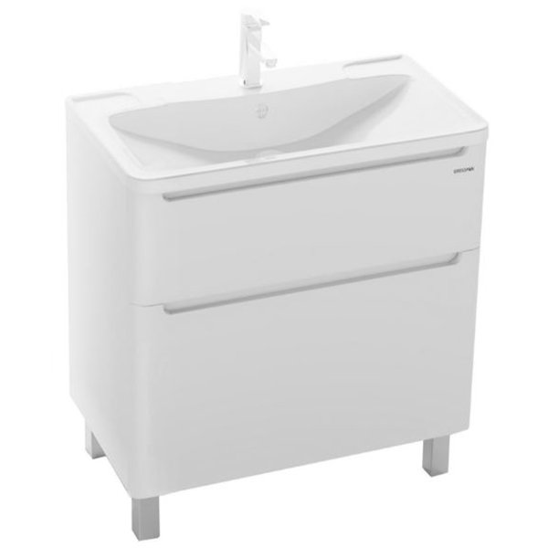 Мебель для ванной Grossman Адель 80, напольная, цвет белый - фото 1