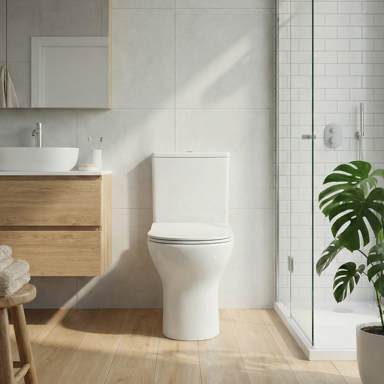 Унитаз Joki Astra JK8012002 напольный, безободковый, с сиденьем микролифт, цвет белый