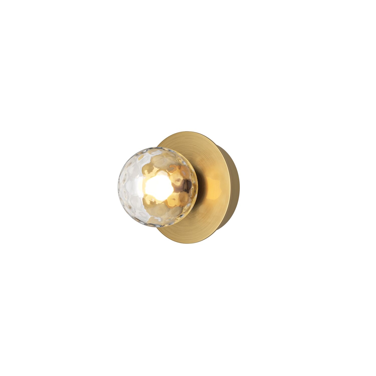 Бра Maytoni Ambre MOD331WL-L3BS3K, арматура латунь, профиль стекло янтарное