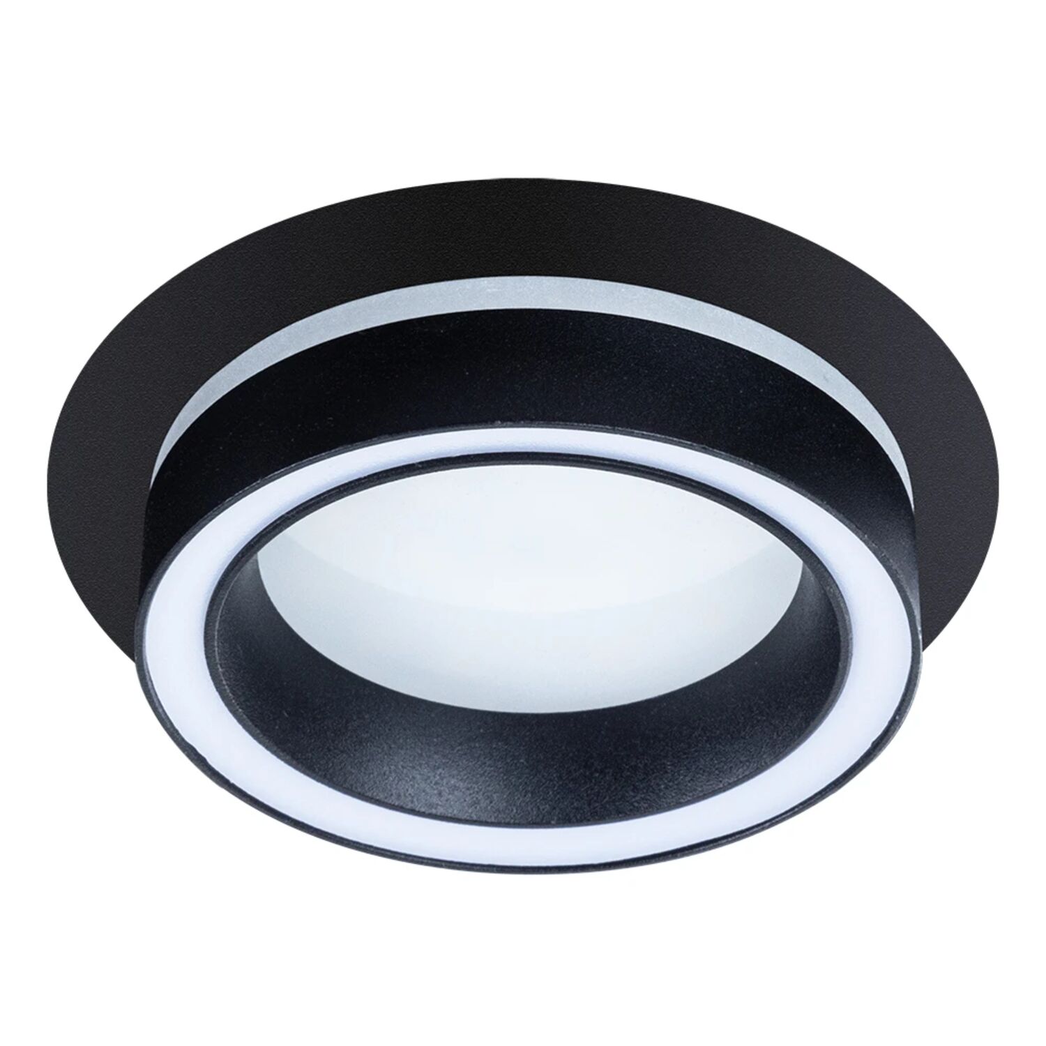 Точечный встраиваемый светильник Arte Lamp Atik A4513PL-1BK, арматура черный 