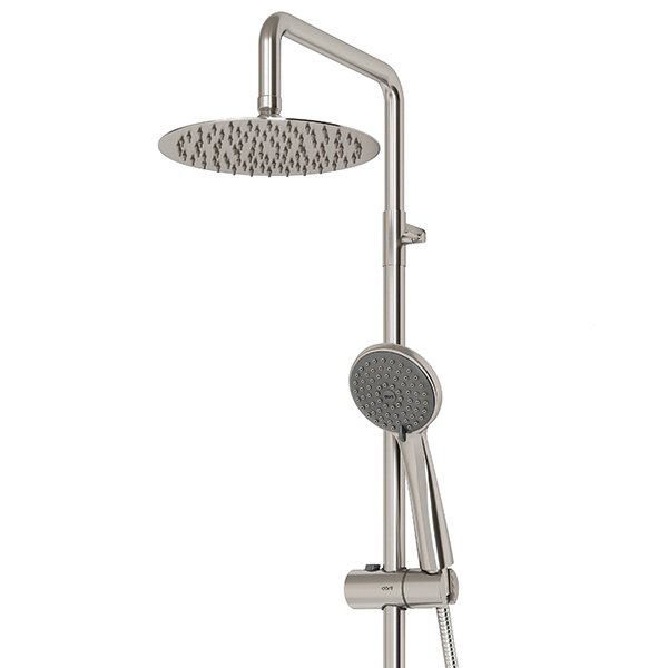 Душевая стойка Dorff Logic D0703000SS с верхним душем, смесителем, цвет хром