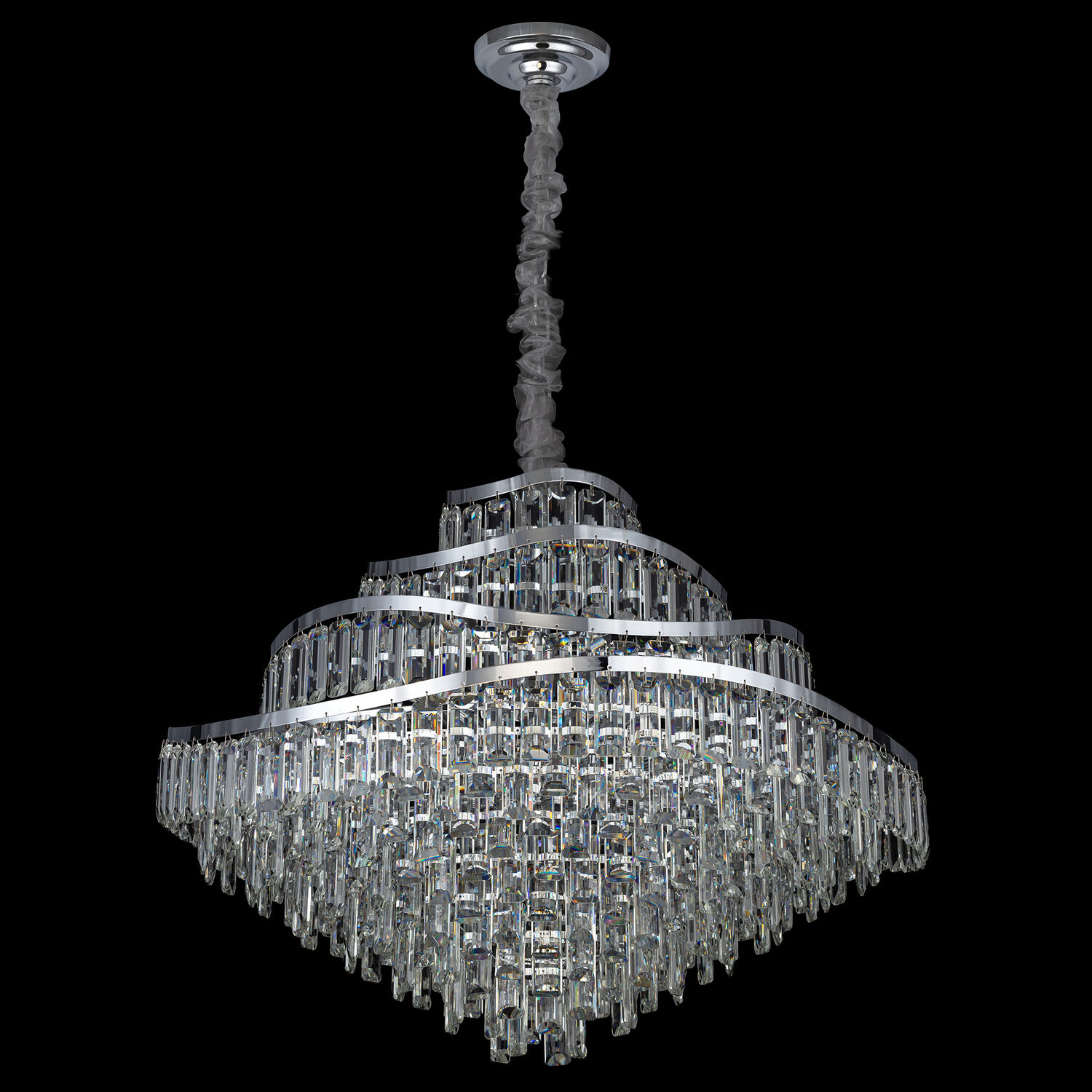 Подвесная люстра Citilux Naiad CL315191, арматура хром - фото 1