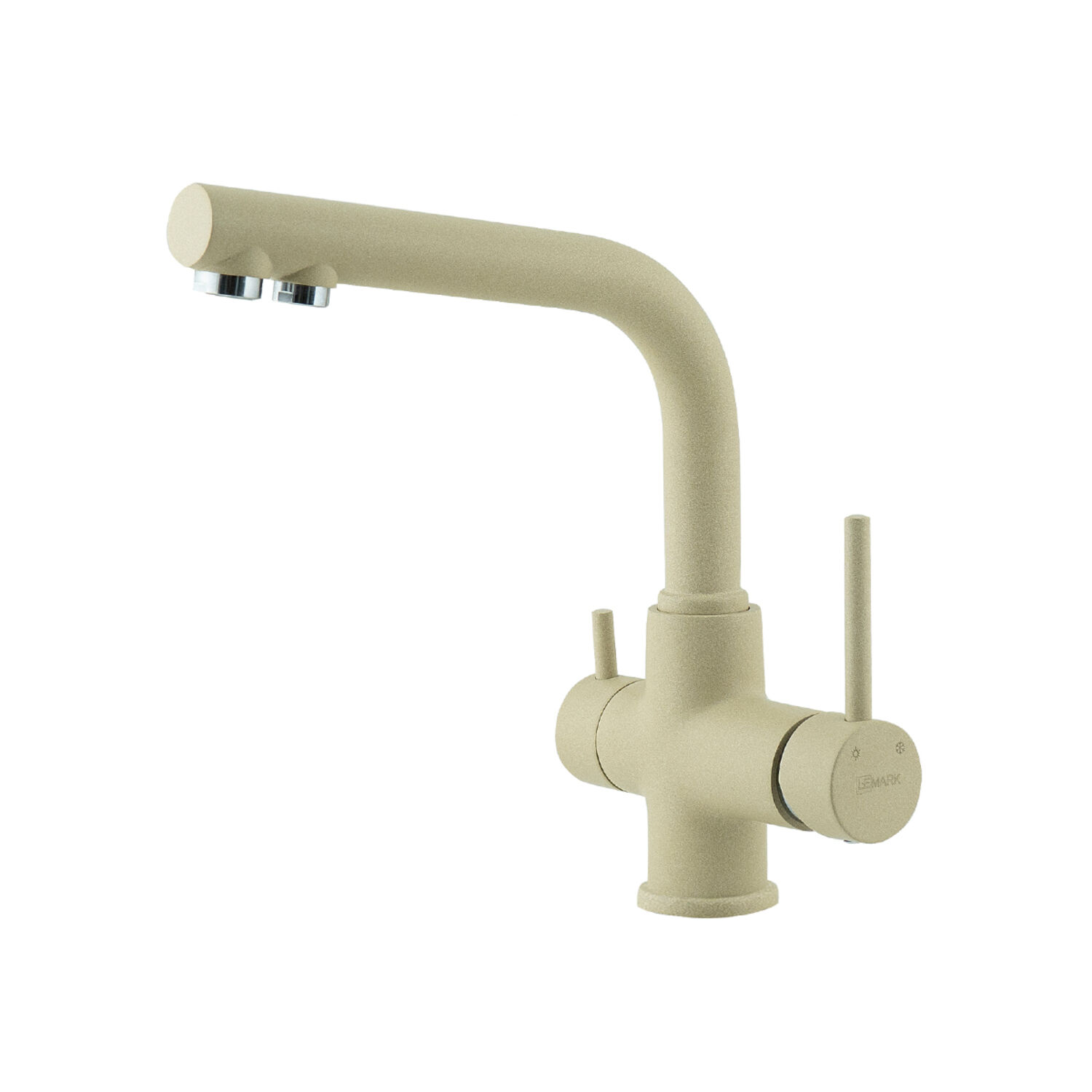 Смеситель Lemark Comfort LM3061PBG для кухни, под фильтр, цвет бежевый