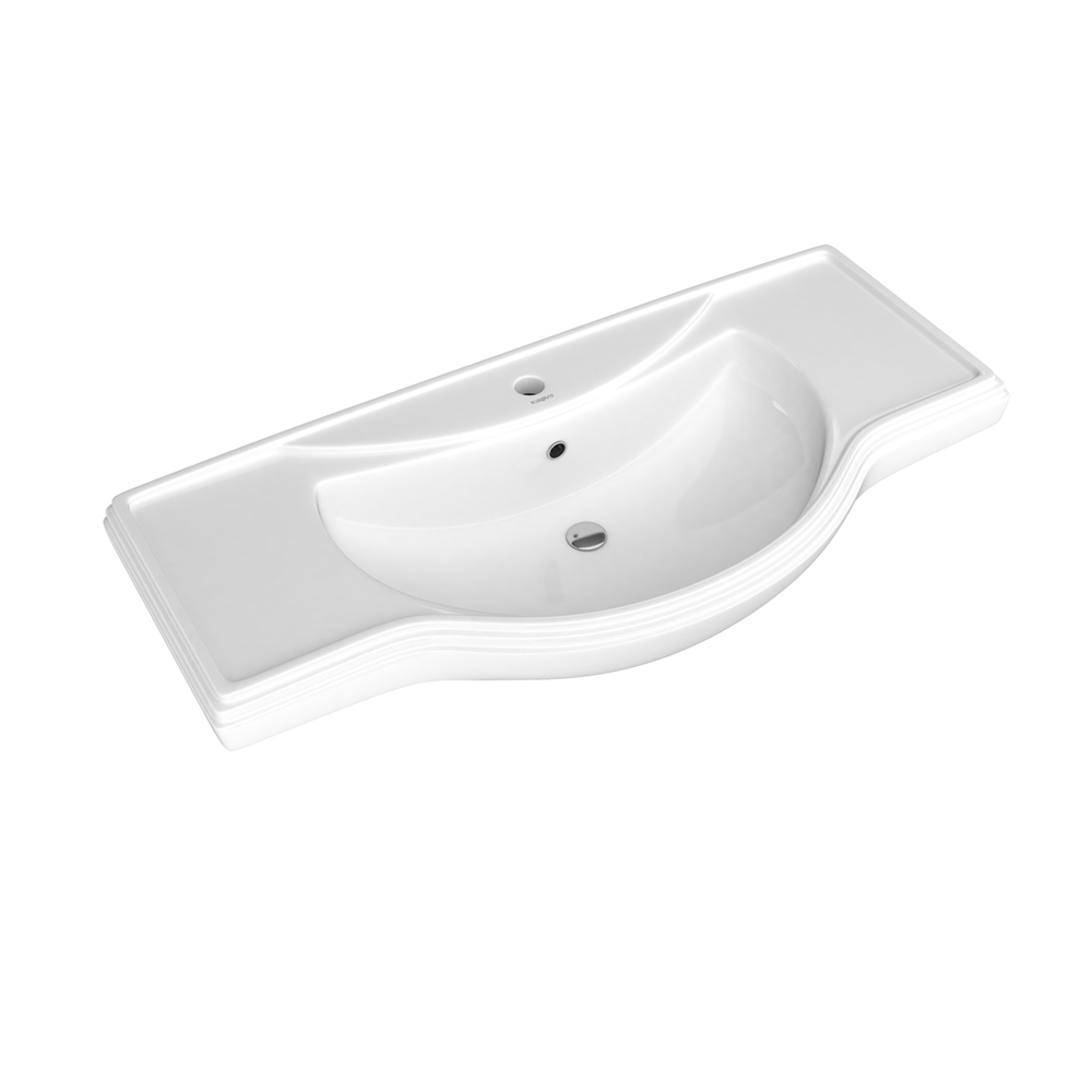 Мебель для ванной Corozo Классика 105, цвет белый - фото 1