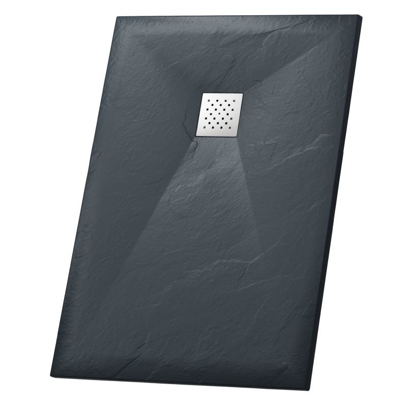 Поддон для душа Grossman Strong GR-S270100Q 100x70, искусственный камень, цвет графит