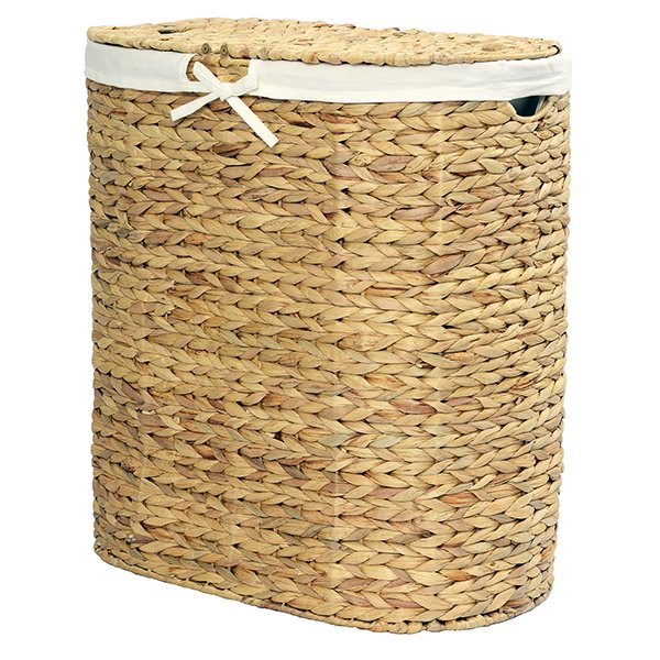 Корзина для белья WasserKRAFT Dill WB-610-L, плетеная, 58x33, цвет светло-коричневый