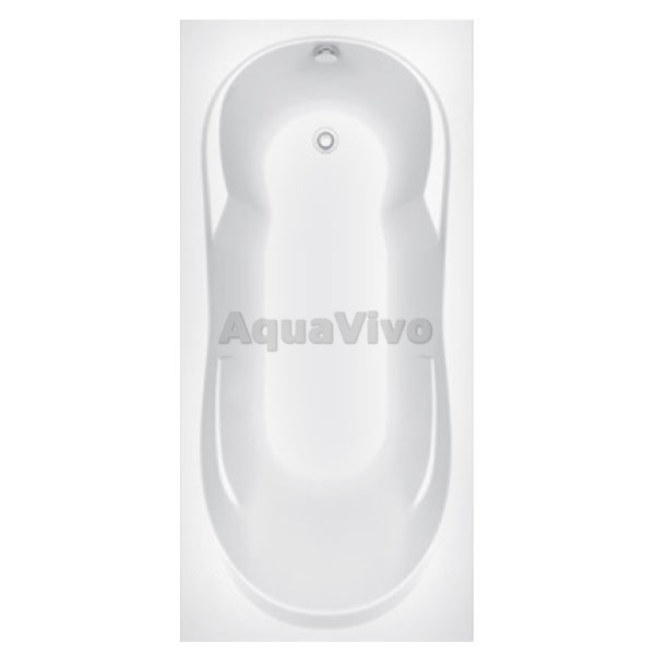 Акриловая ванна Бас Ахин 170x80, с каркасом, без экранов, цвет белый