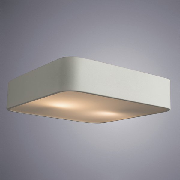 Потолочный светильник Arte Lamp Cosmopolitan A7210PL-2WH, арматура белая, плафон стекло белое, 30х30 см - фото 1