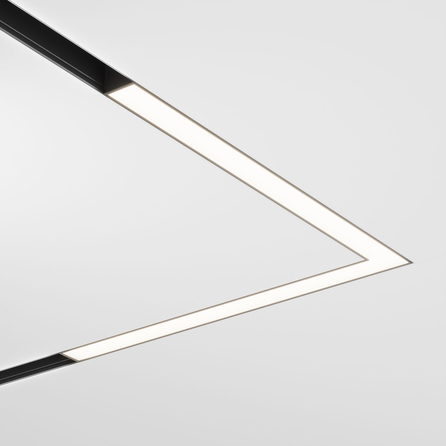 Трековый светильник Maytoni Basis Angle TR042-2-24W4K, арматура черная   