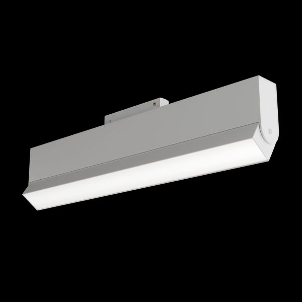 Трековый светильник Maytoni Technical Basis TR013-2-20W4K-W, арматура белая, плафон металл белый - фото 1